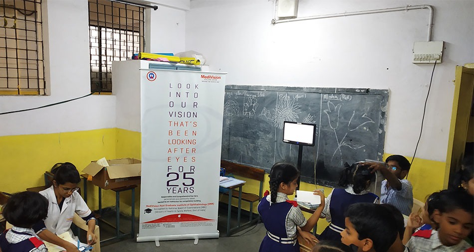 MediVision Eye Care Centre — community eye-screening camp photo 4