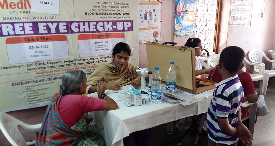 MediVision Eye Care Centre — community eye-screening camp photo 5