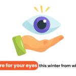 Healthy winter foods for eye care including carrots, leafy greens, citrus fruits, nuts, and fish for better vision