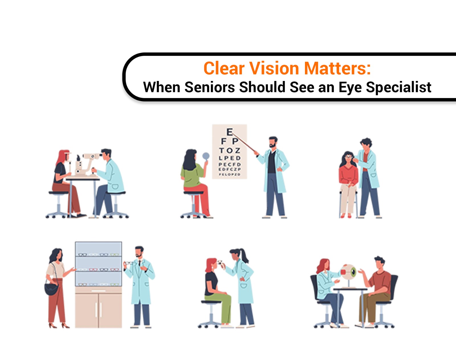 Senior patient undergoing eye examination for Vision Loss Treatment in Kukatpally at an eye care clinic