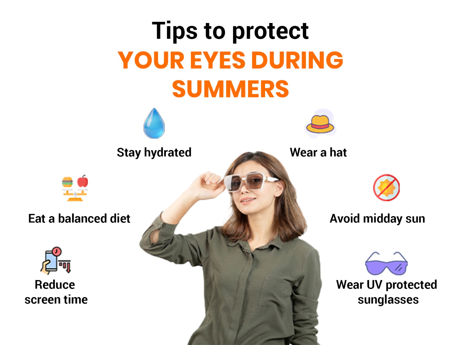 Summer eye care tips Kukatpally UV protection